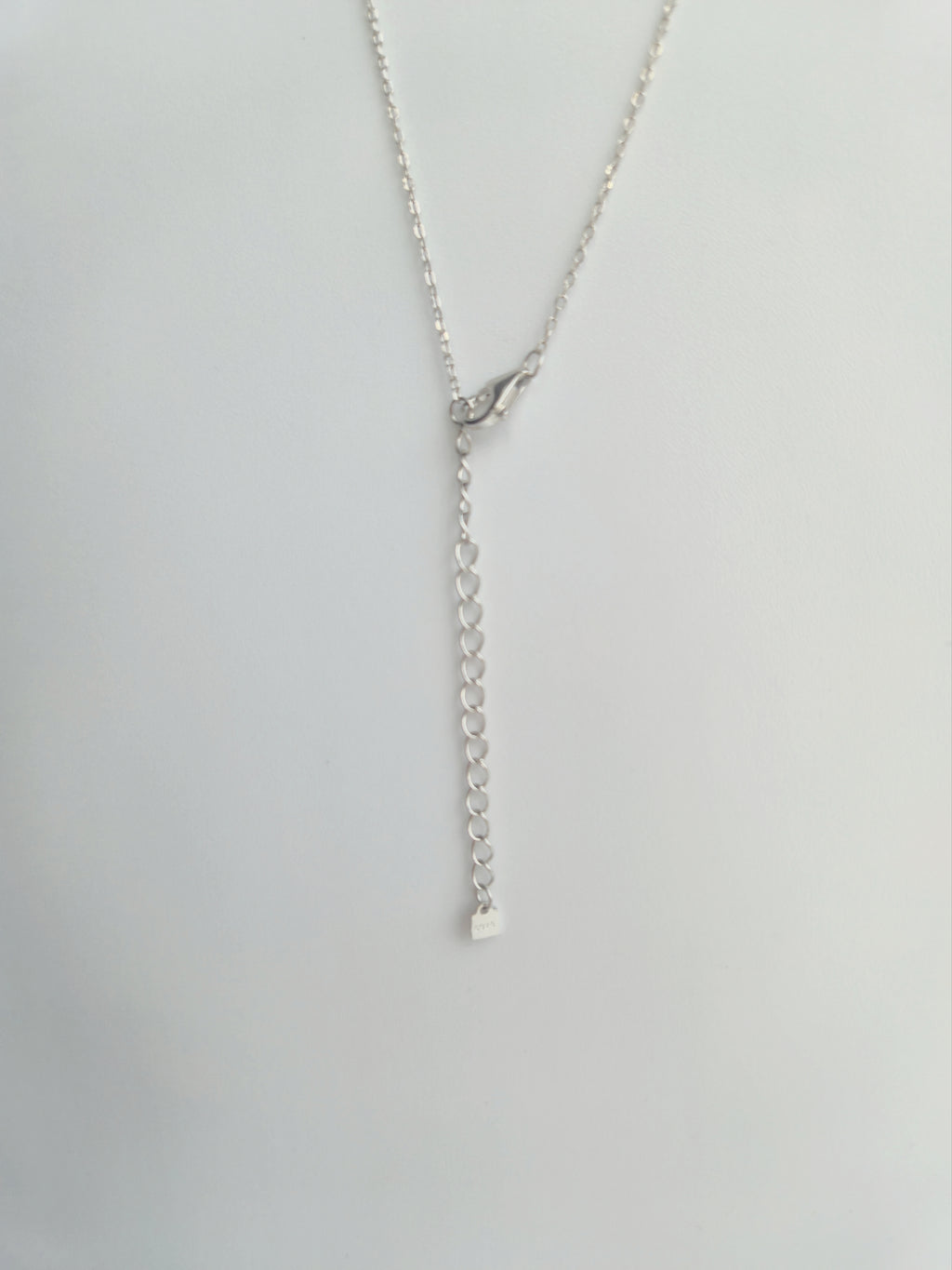 Collier en Y Nébula en Argent 925 et Zircons