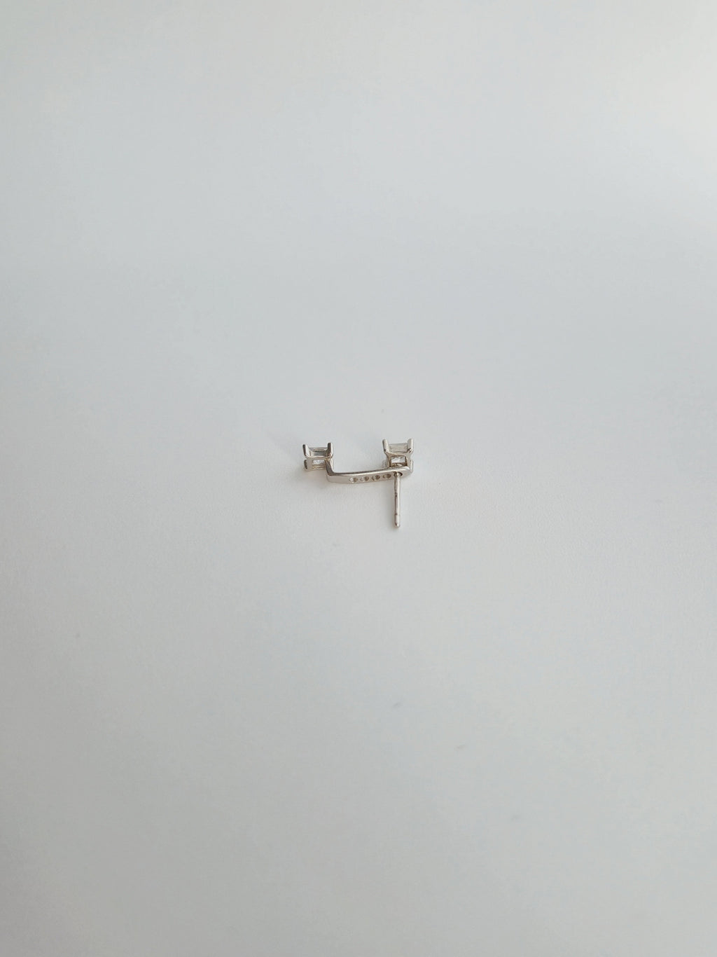 Boucle D'oreille Lux en Argent et Zircons