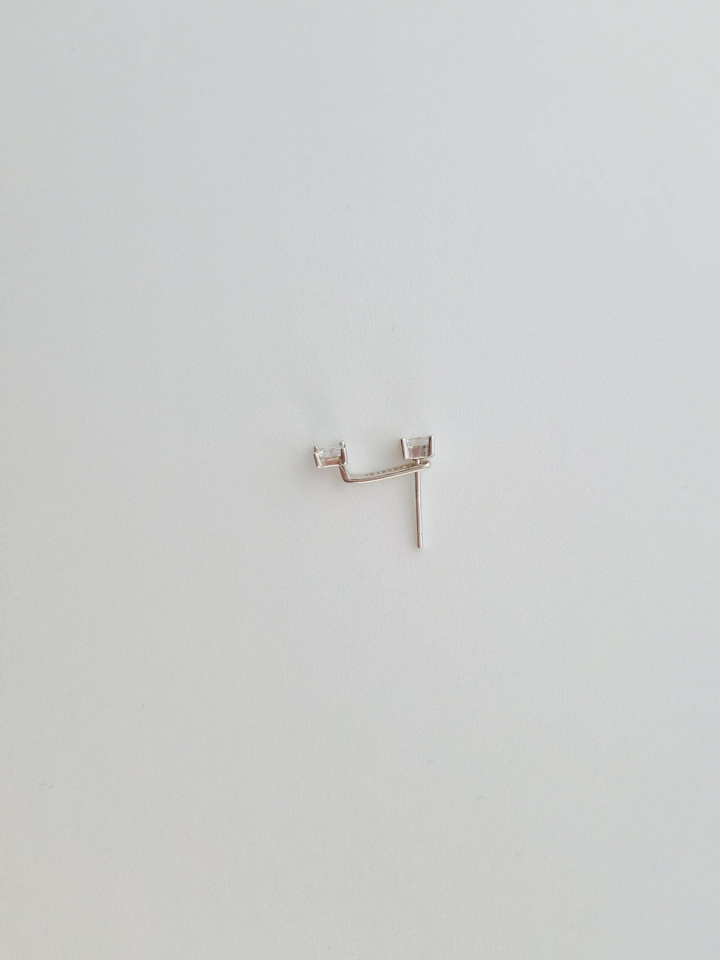 Boucle D'oreille Lux en Argent et Zircons