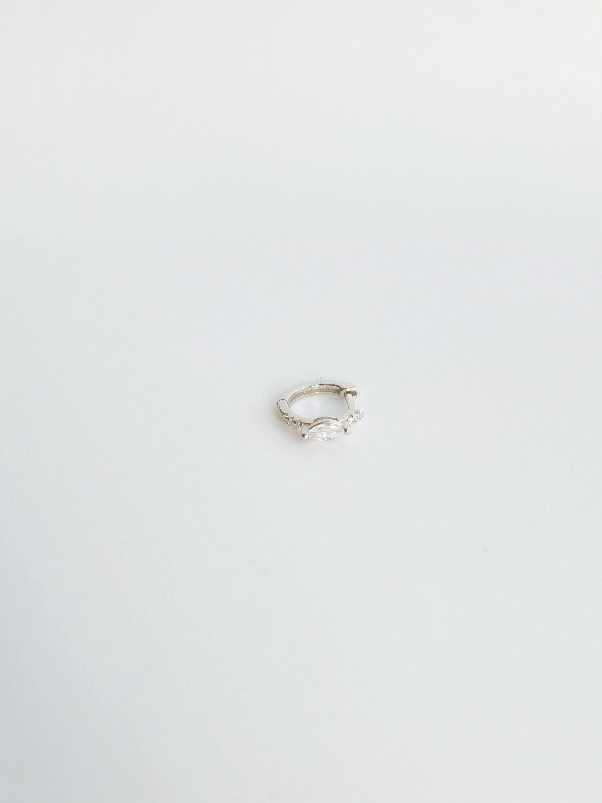 Boucle D'Oreille Céleste en argent 925 et Zircons