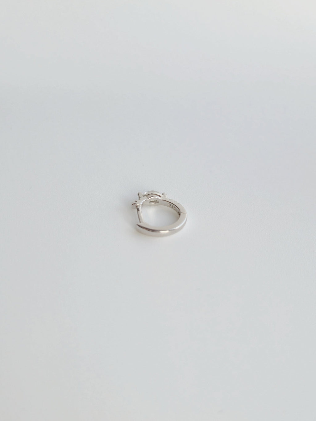 Boucle D'Oreille Céleste en argent 925 et Zircons