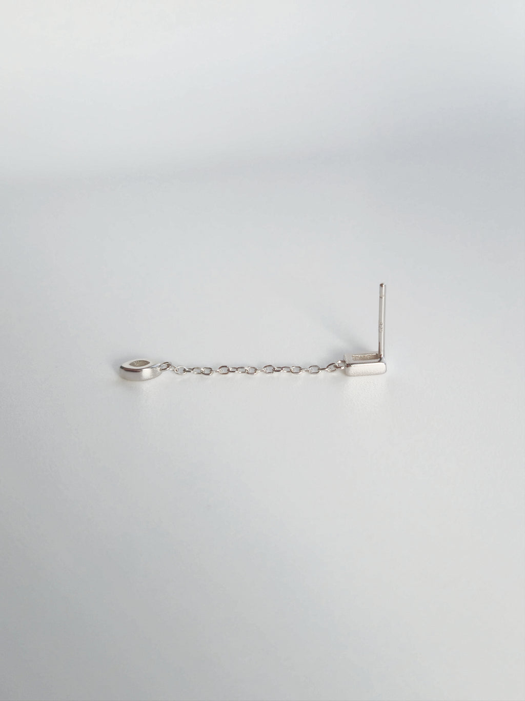 Boucle D'oreille Cosmos Pendante en Argent et Zircons