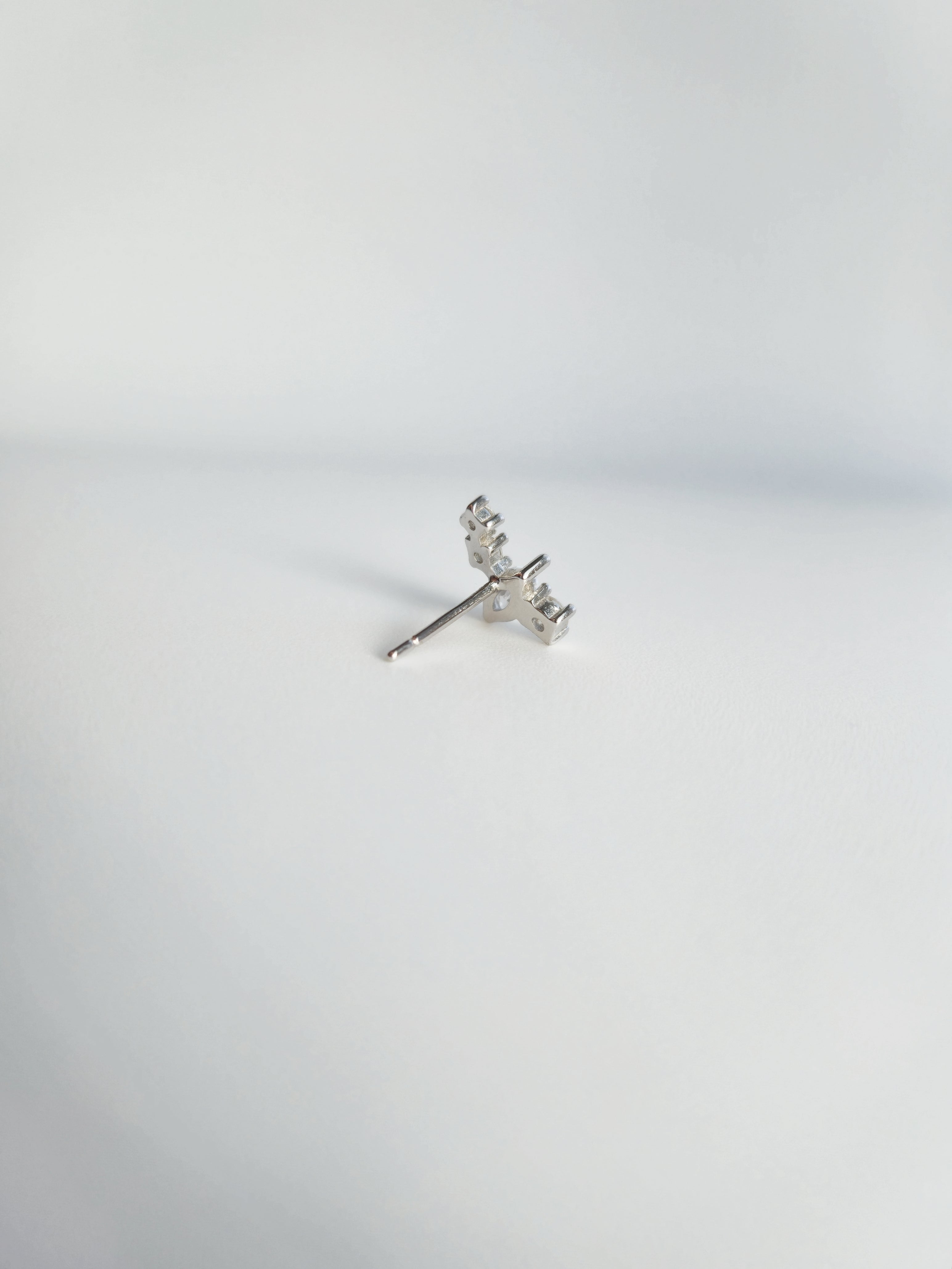 Boucle D'oreille Constellation Argent 925 et Zircons Droite