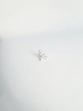 Boucle D'oreille Constellation Argent 925 et Zircons Gauche