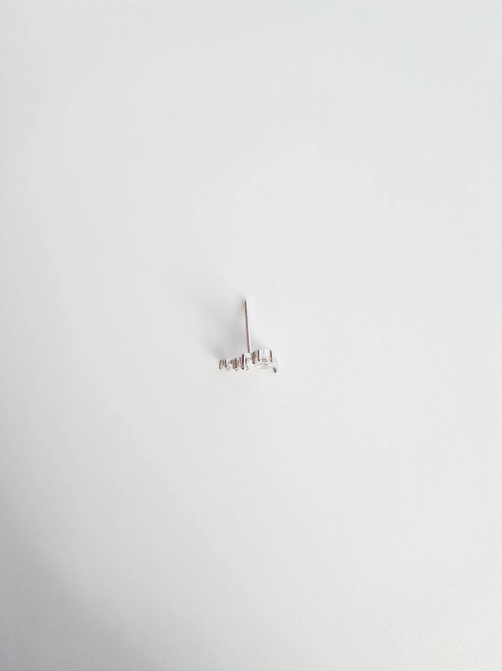 Boucle D'oreille Constellation Argent 925 et Zircons Gauche