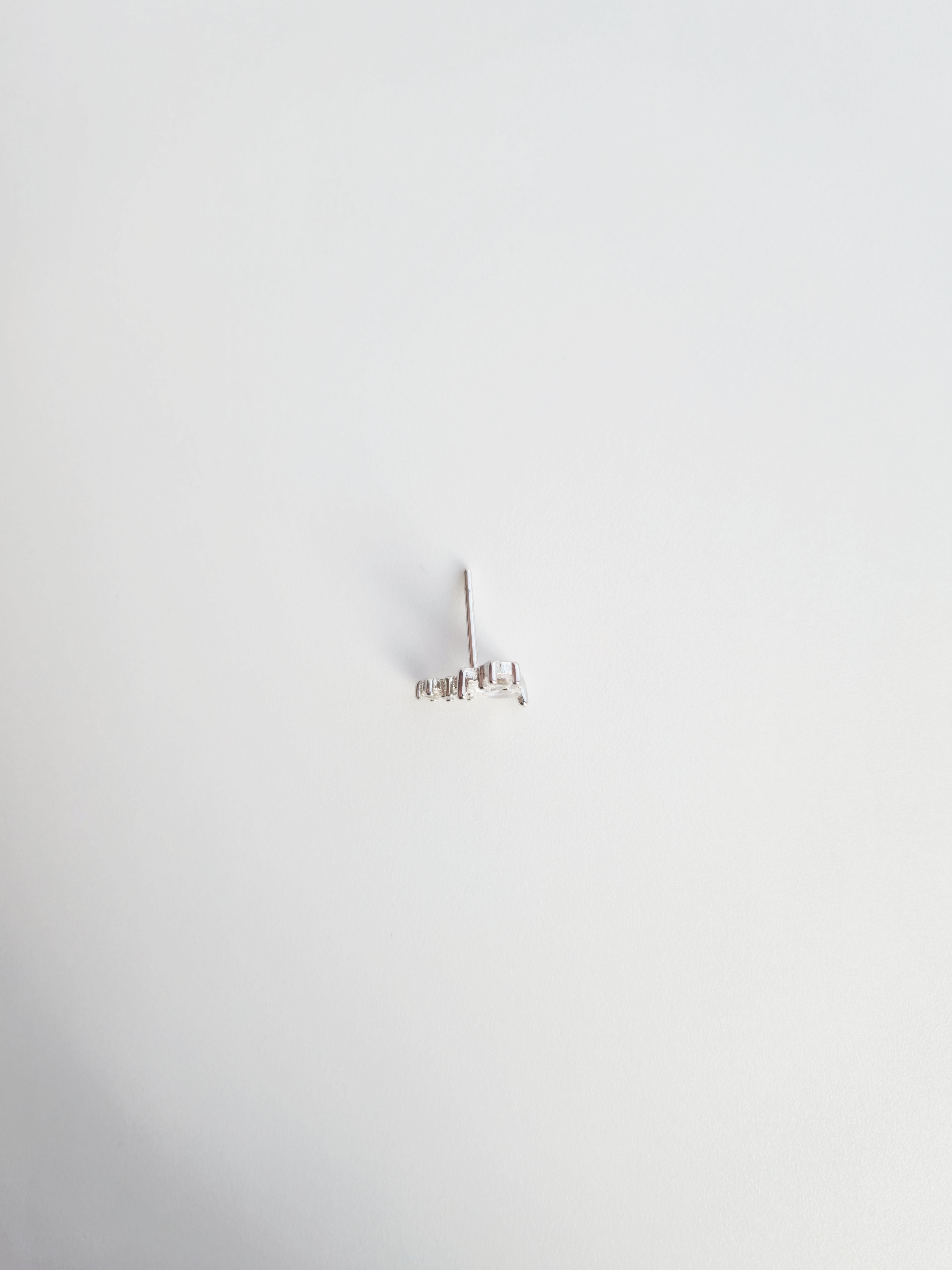 Boucle D'oreille Constellation Argent 925 et Zircons Droite