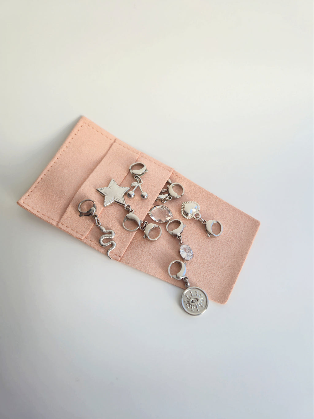 Charm Galaxie en Acier Inoxydable
