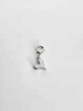 Charm coeur large en Acier Inoxydable
