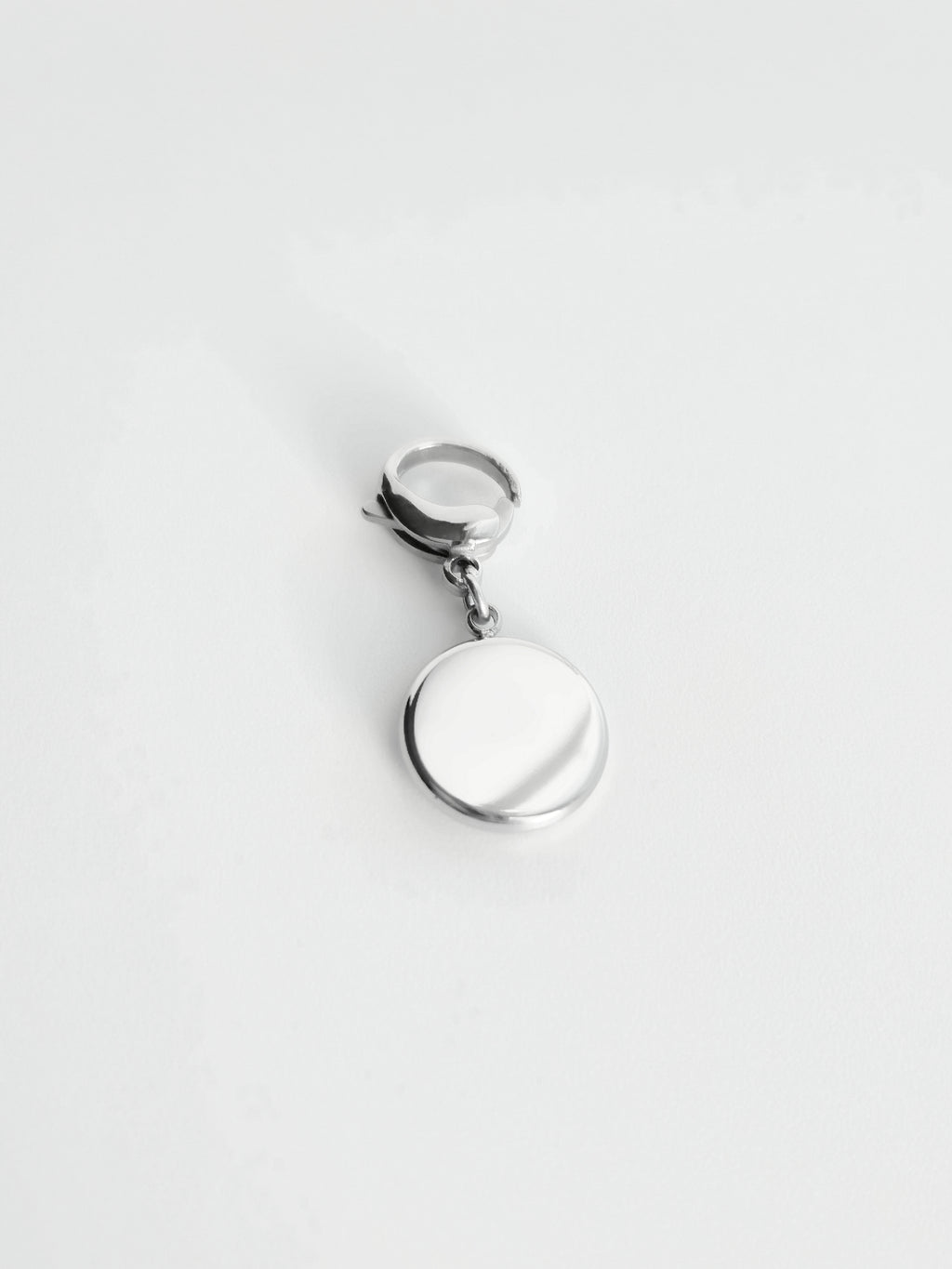 Charm Oeil Porte Bonheur en Acier Inoxydable et Zircon
