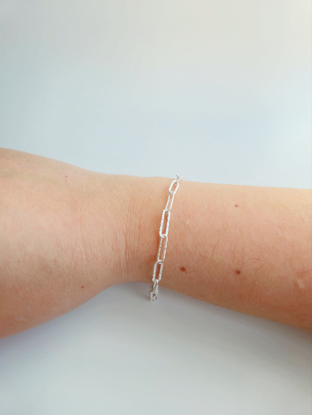 Bracelet à maillons fins entremêlés en Argent 925