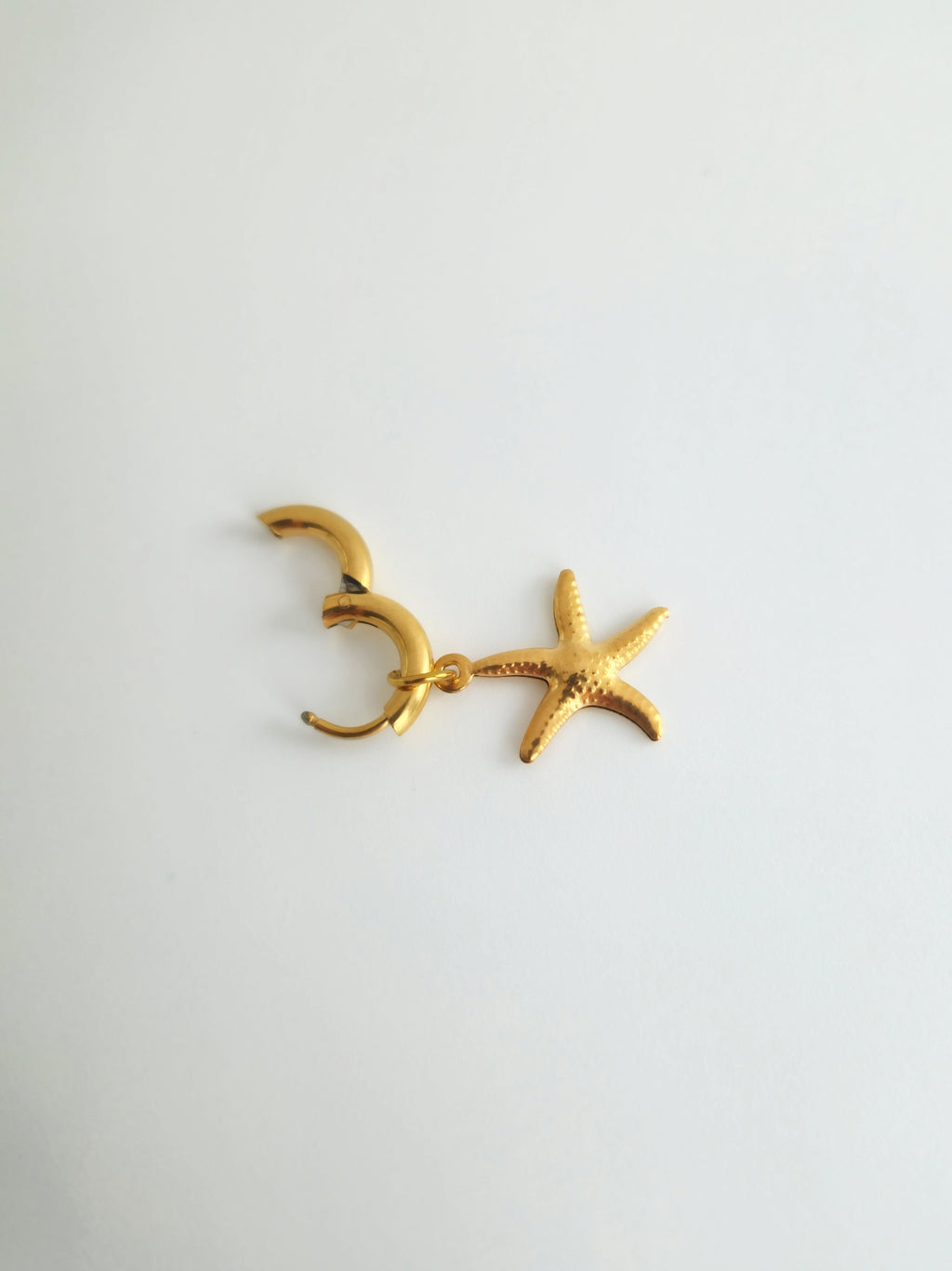 Charm étoile en Acier Inoxydable Doré