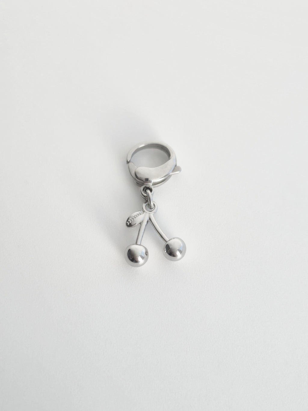 Charm Cerise en Acier Inoxydable