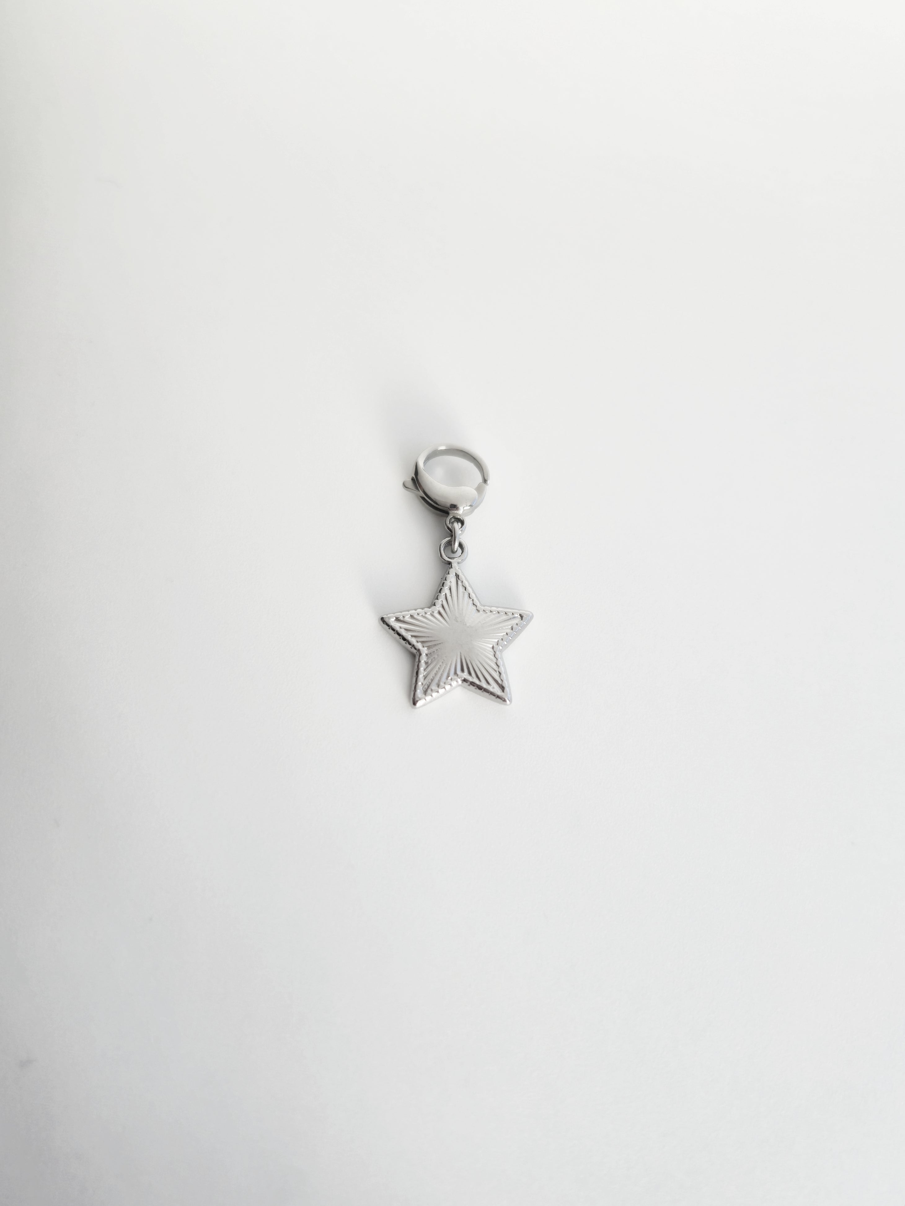 Charm étoile en Acier Inoxydable