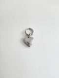 Charm Coeur Petit Médaillon en Acier Inoxydable