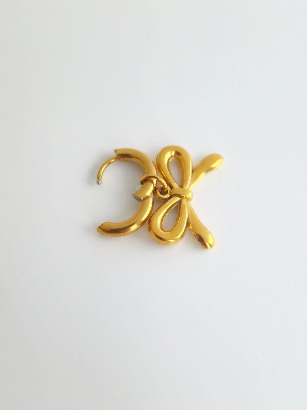 Charm Petit Noeud en Acier inoxydable