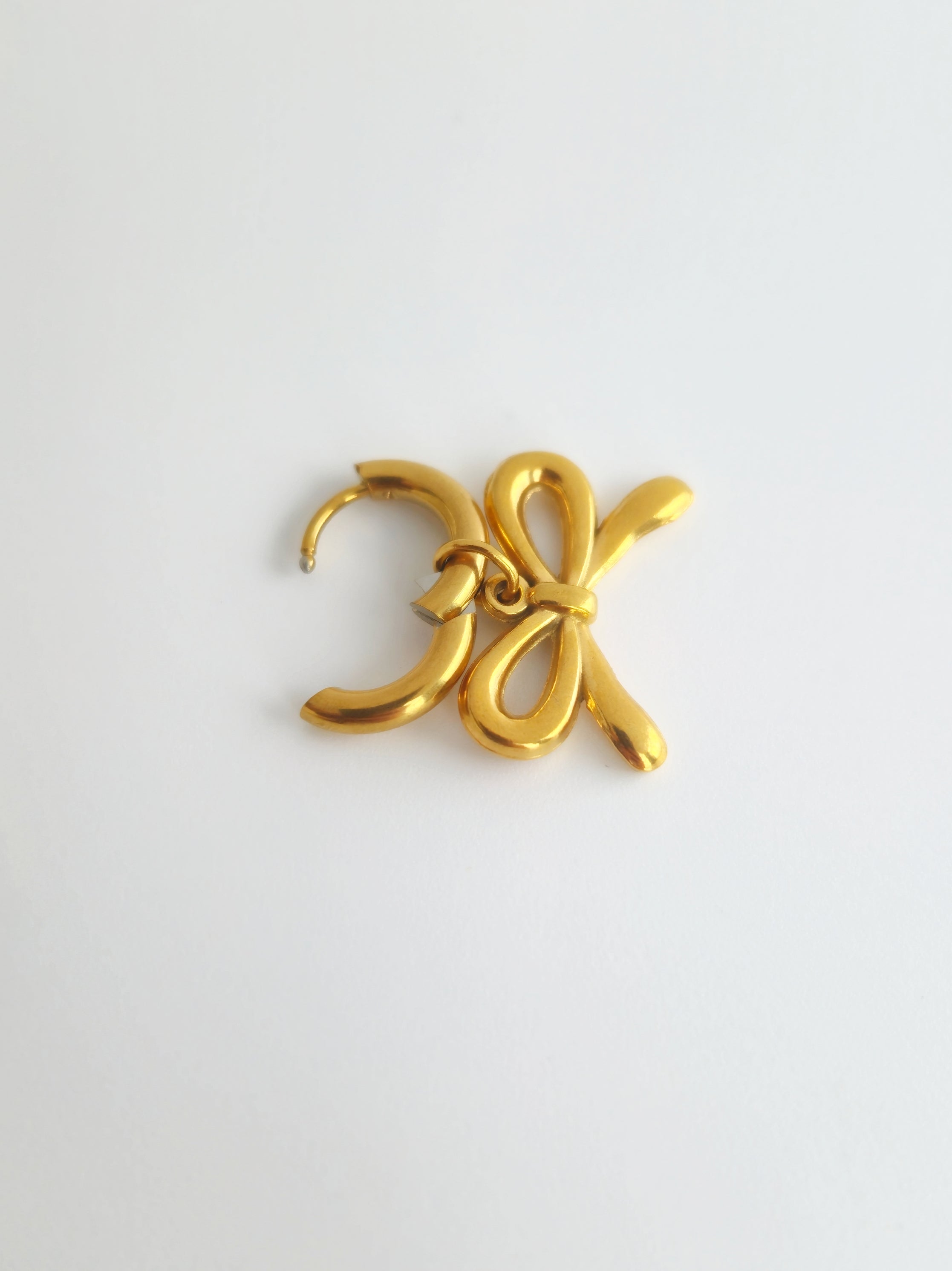 Charm Petit Noeud en Acier inoxydable