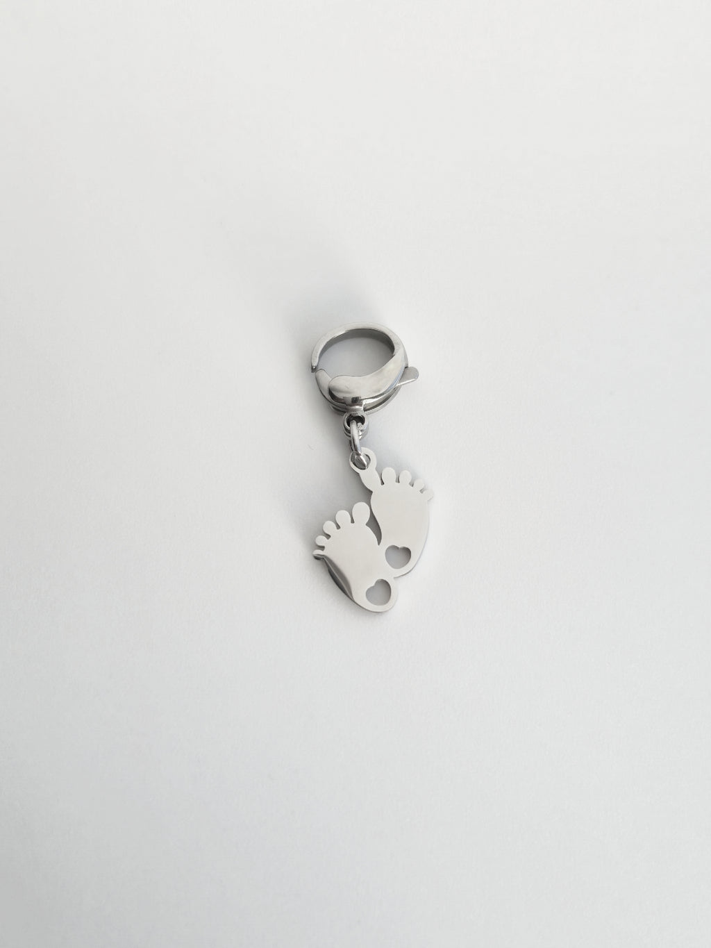 Charm Pieds d'Enfants en Acier Inoxydable