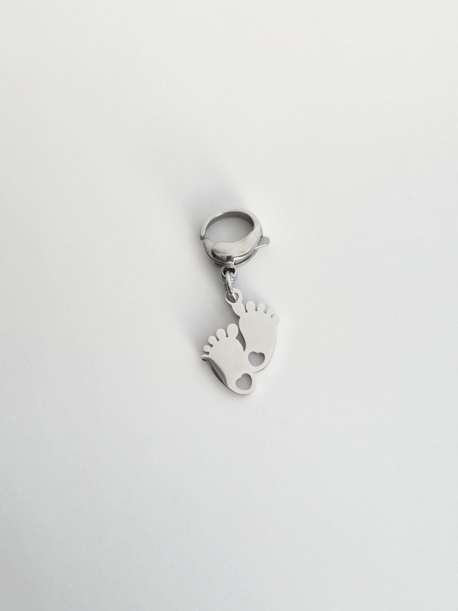 Charm Pieds d'Enfants en Acier Inoxydable