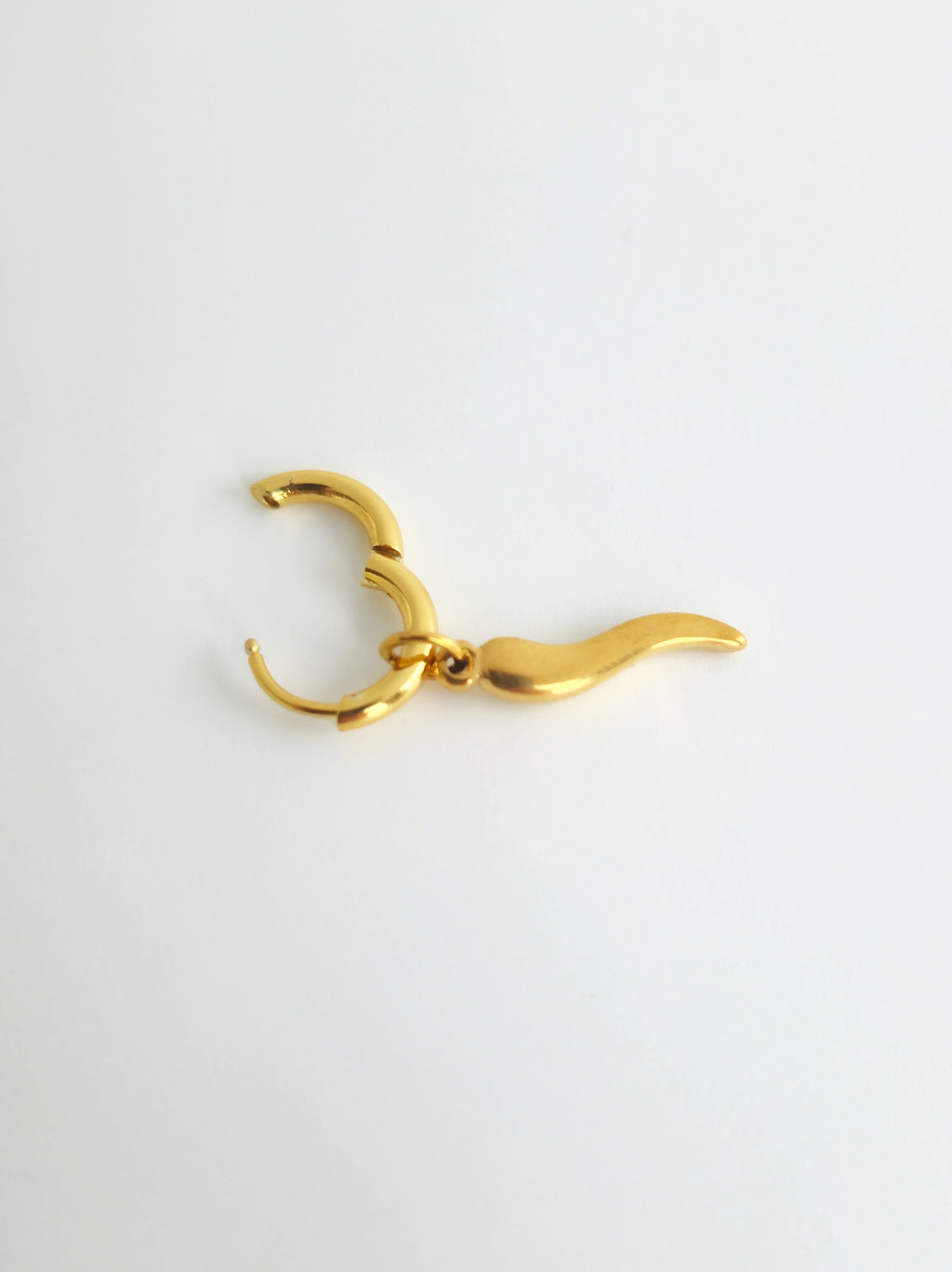 Charm Piment Acier Inoxydable Doré