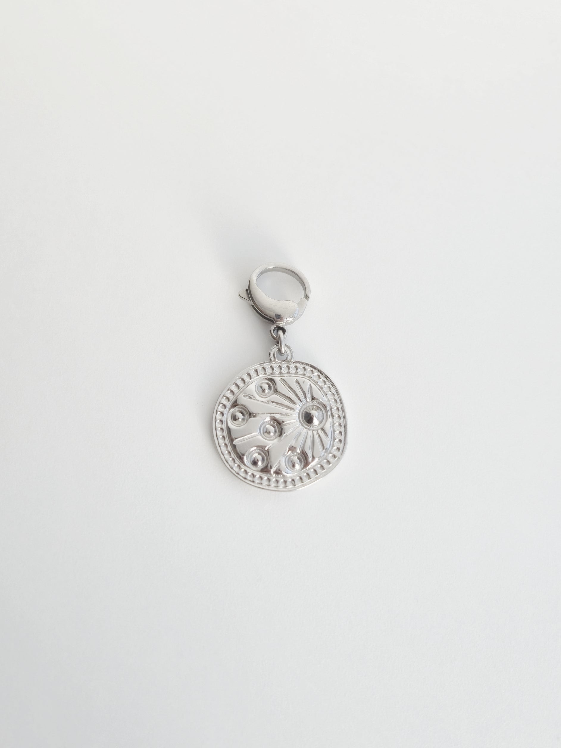 Charm Galaxie en Acier Inoxydable
