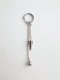 Charm pendant Conique et Rond Acier Inoxydable