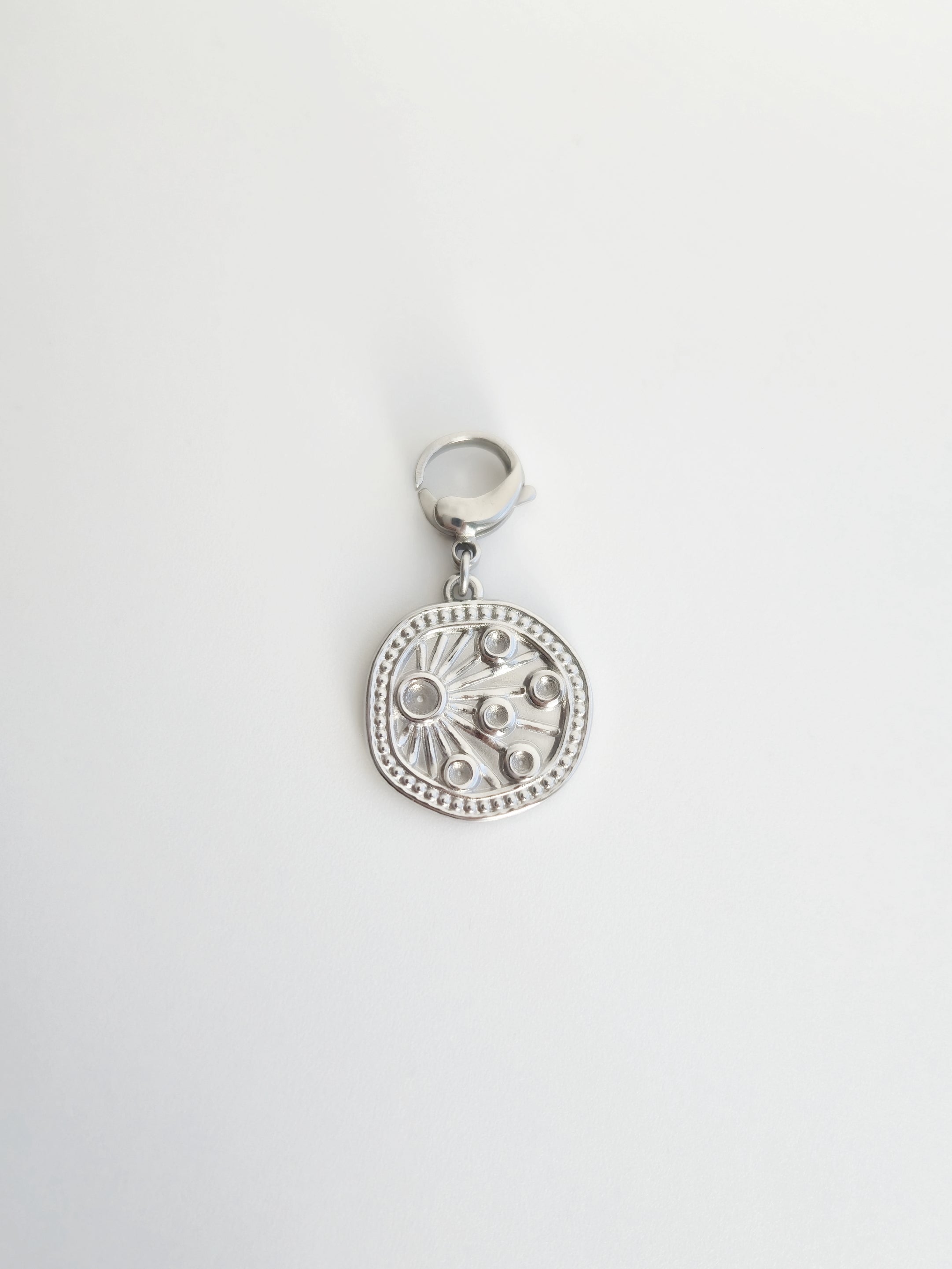 Charm Galaxie en Acier Inoxydable