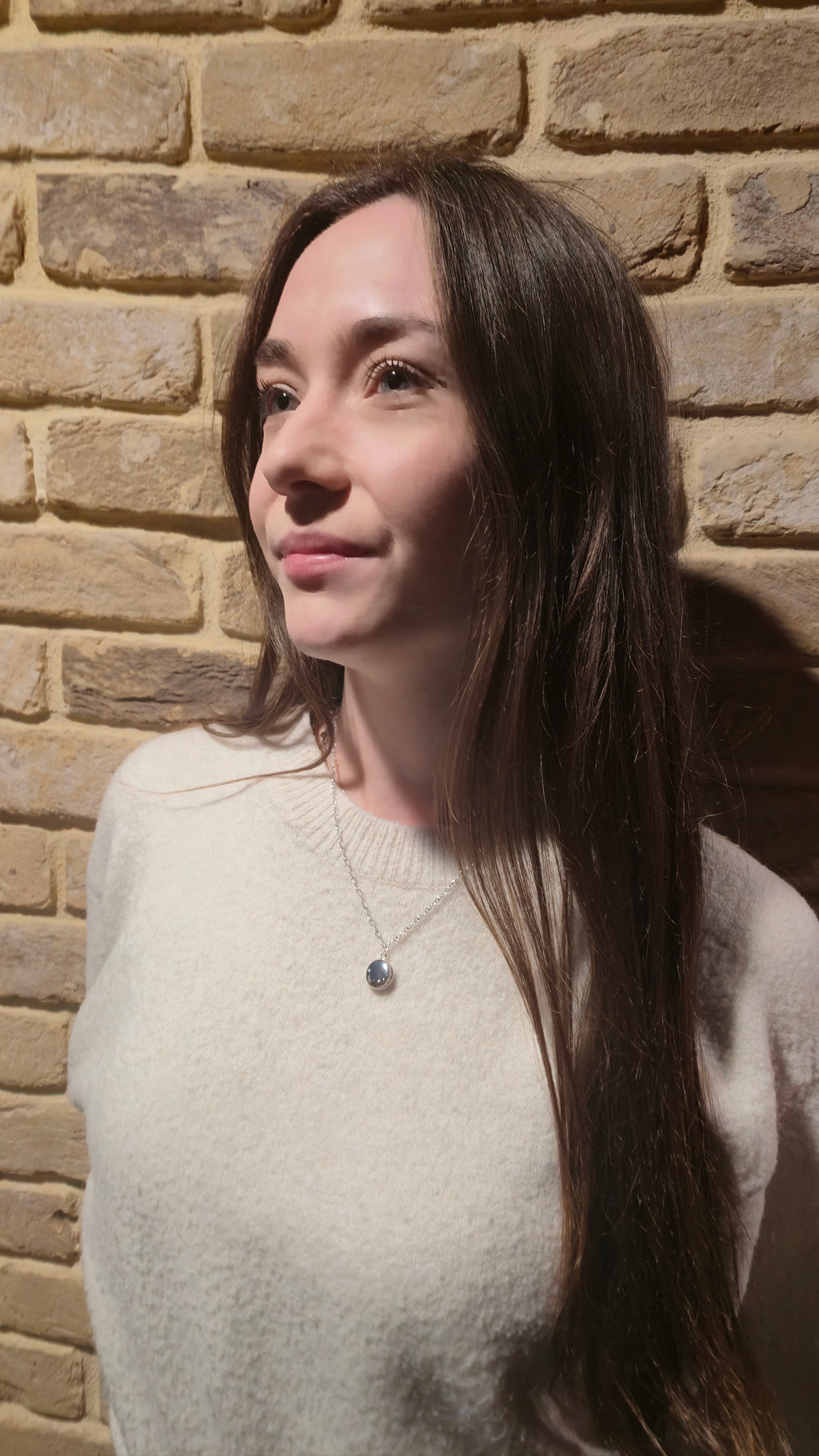 Collier Médaillon photo mot en Argent 925