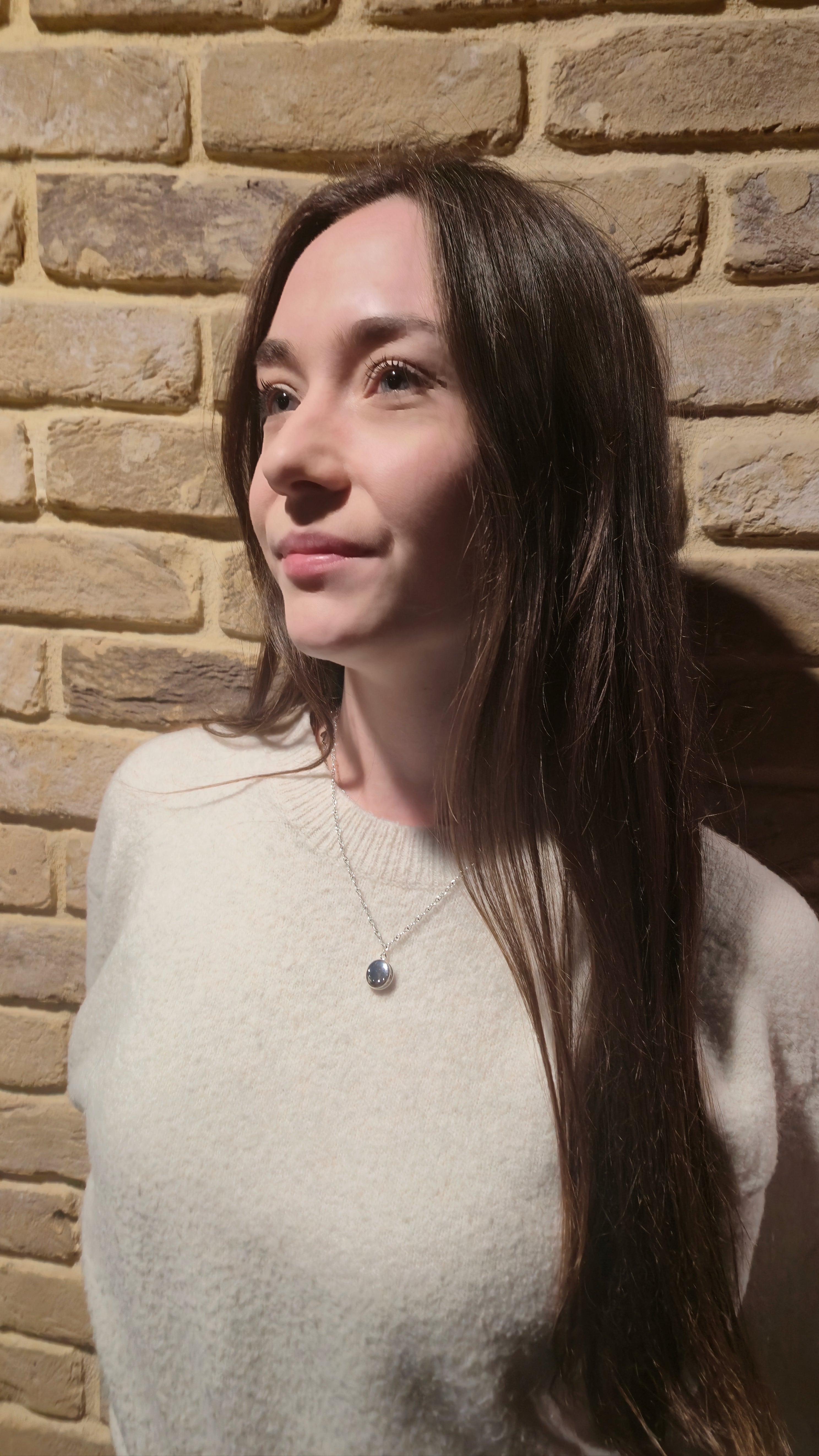 Collier Médaillon photo mot en Argent 925