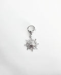 Charm Soleil en Acier Inoxydable