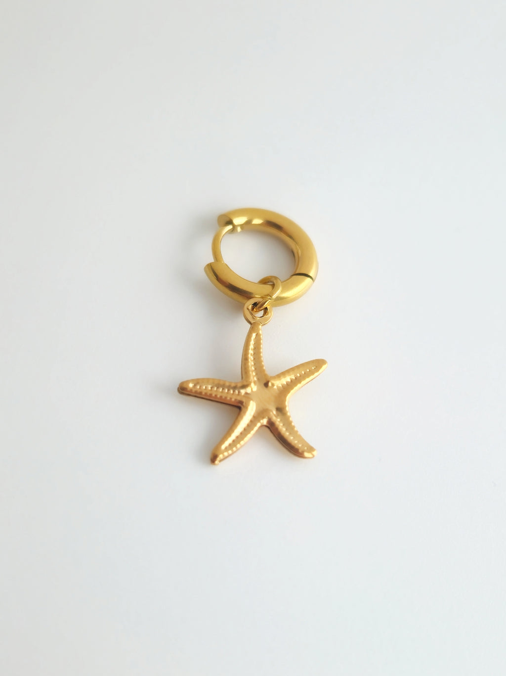 Charm étoile en Acier Inoxydable Doré