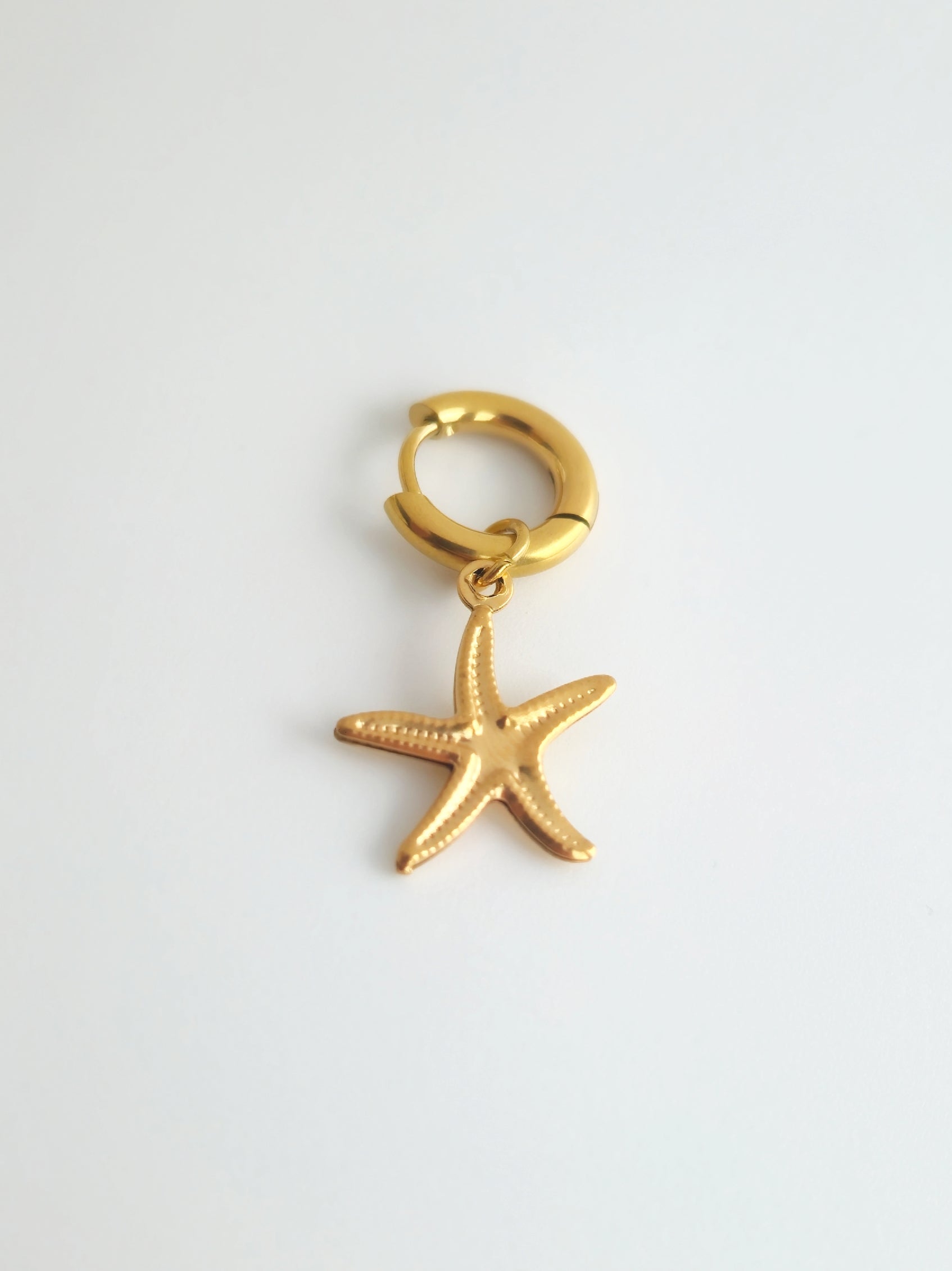 Charm étoile en Acier Inoxydable Doré