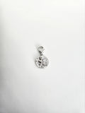 Charm Rond Rose en Acier Inoxydable